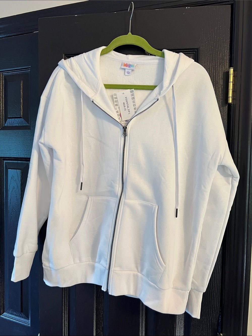 LuLaRoe essential zip hoodie - large